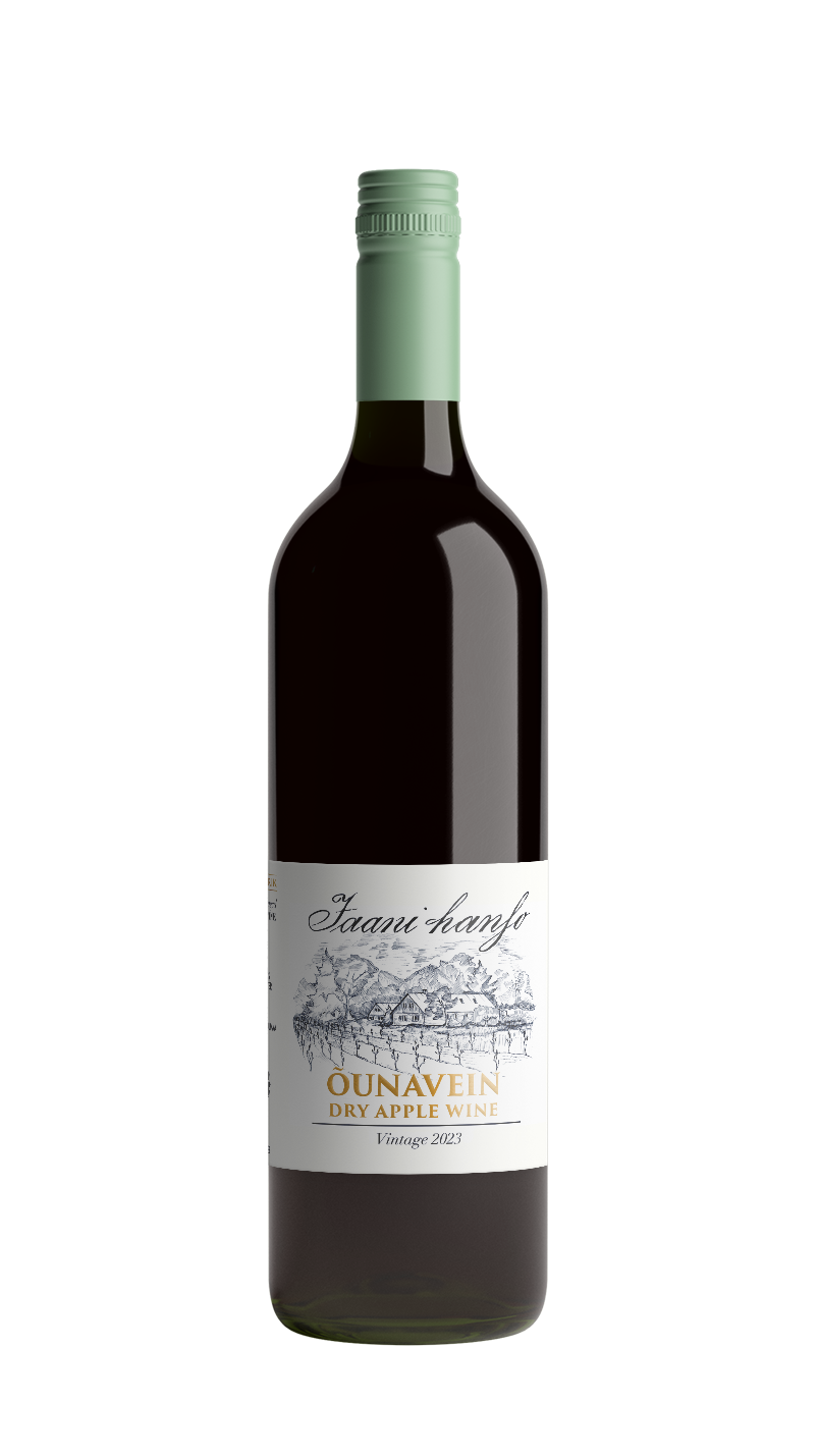 Bottle of Jaanihanso Apple Wine